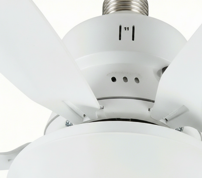 Ventilador de Techo LED con Aspas Retráctiles y Control Remoto