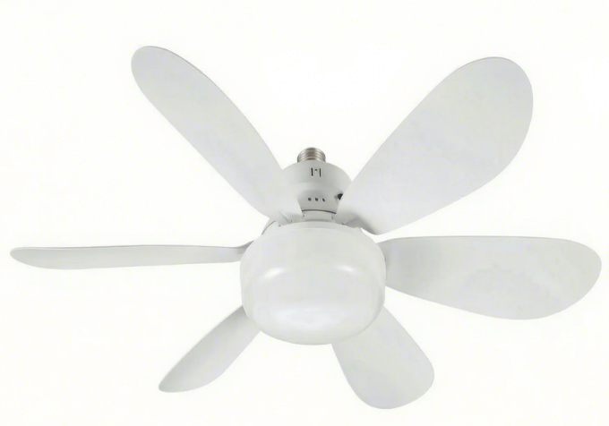 Ventilador de Techo LED con Aspas Retráctiles y Control Remoto