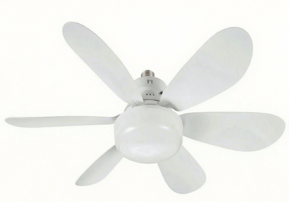 Ventilador de Techo LED con Aspas Retráctiles y Control Remoto